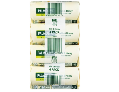 Palmolive Naturals Milk & Honey Moisture Care Bar Soap 90g – 4 Pack