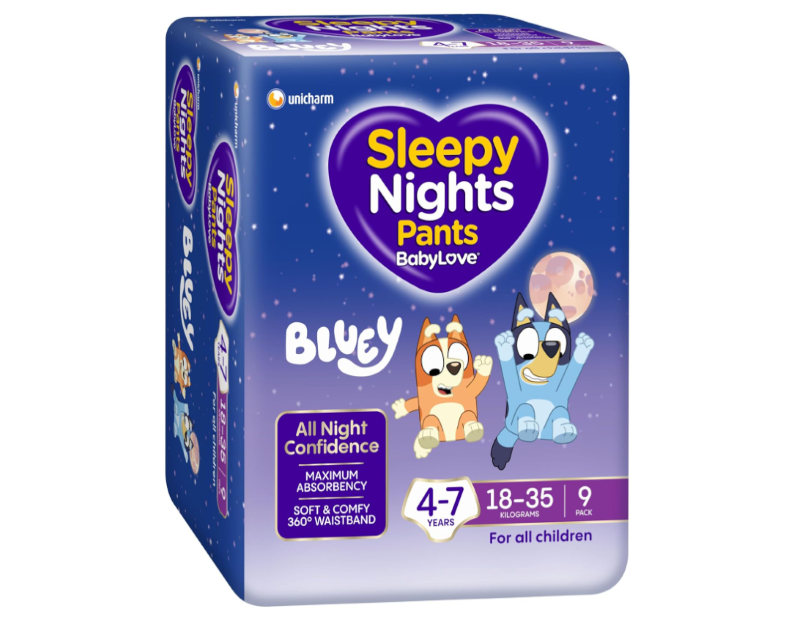 BabyLove 27 Piece Premium Sleepy Nights Overnight Nappy Pants 18-35kg (4-7 Years)