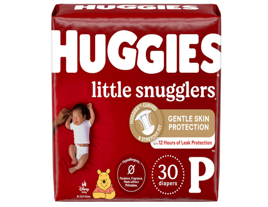 Huggies Premmie Nappies (up to 3kg) 30 Count