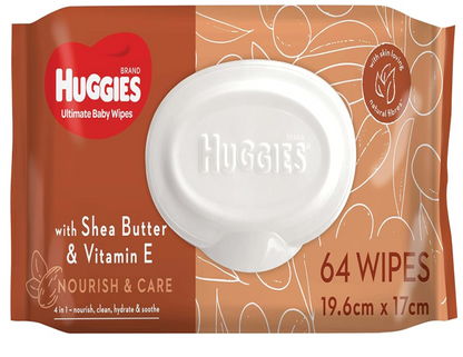 Huggies Ultimate Baby Wipes Nourish and Care 256 Count