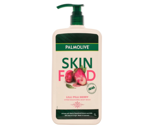 Palmolive Skin Food Body Wash Soap – Lilli Pilli Berry - 1L