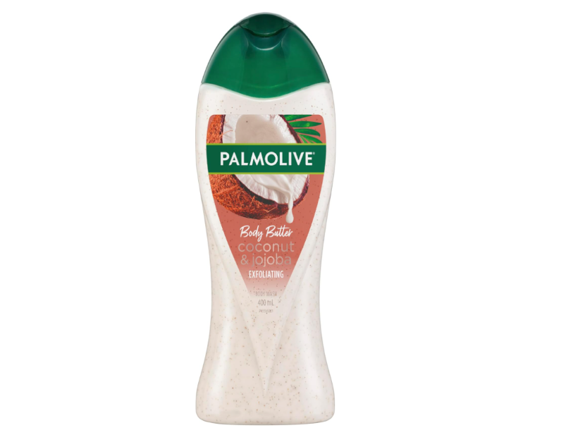 Palmolive Body Butter Coconut & Jojoba Scrub Exfoliating Body Wash – 400mL