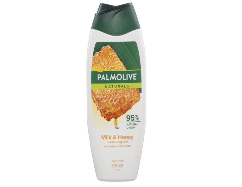 Palmolive Naturals Milk & Honey Body Wash – 500mL - 2 Pack