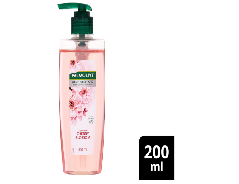 Palmolive Japanese Cherry Blossom Antibacterial Hand Sanitiser – 200mL - 2 Pack