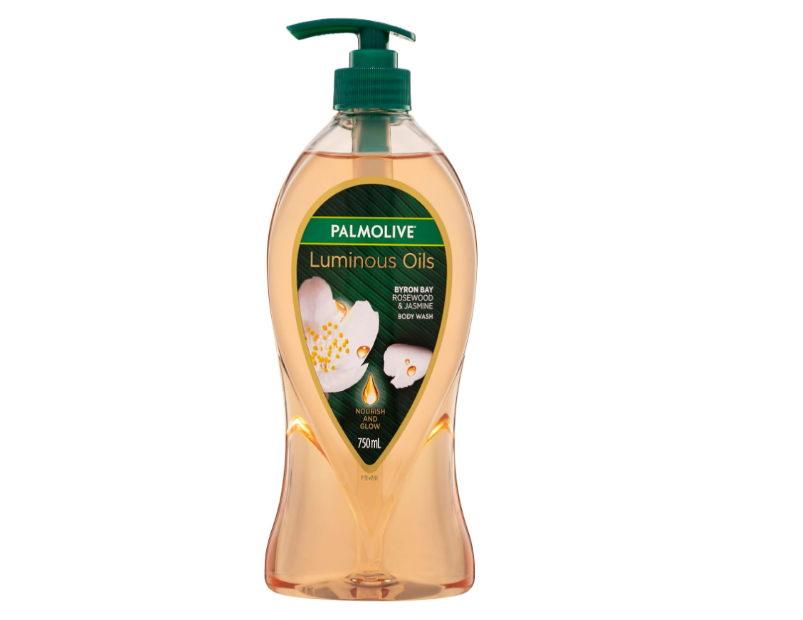 Palmolive Body Wash Luminous Oils, Byron Bay Rosewood and Jasmine, 750mL