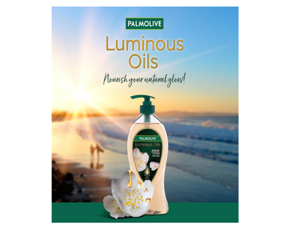 Palmolive Body Wash Luminous Oils, Byron Bay Rosewood and Jasmine, 750mL