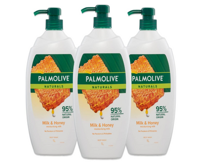 Palmolive Naturals Milk & Honey Body Wash - 3L Pump Bottles