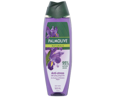 Palmolive Naturals Anti-Stress with Ylang Ylang & Iris Body Wash, 500mL