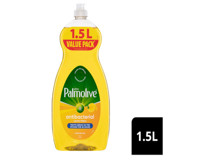 Palmolive Dish Ultra Strength Concentrate Antibacterial Dishwashing Liquid, 1.5L