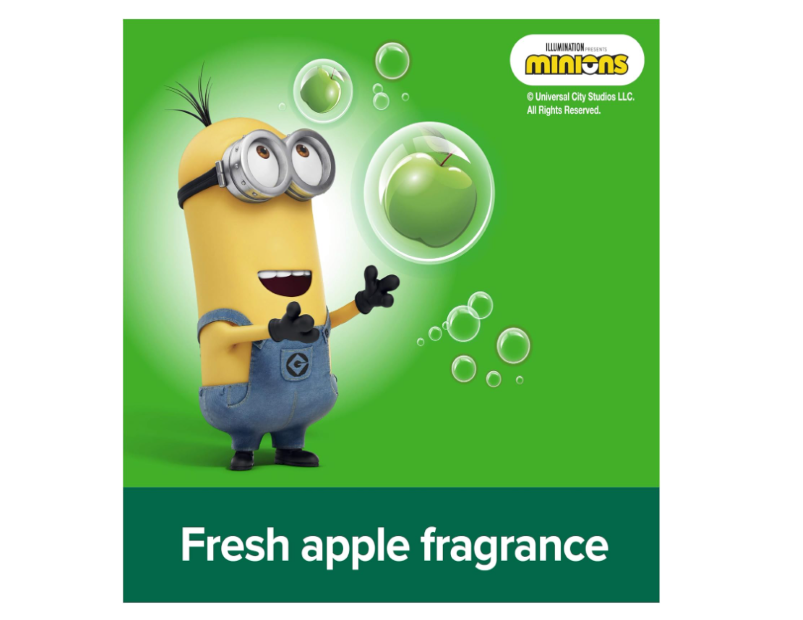 Palmolive Kids 3-in-1 Shampoo, Conditioner & Body Wash – Minions Happy Apple, 350mL