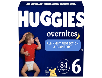 Huggies Nighttime Baby Diapers Size 6, 84 Ct, Overnites