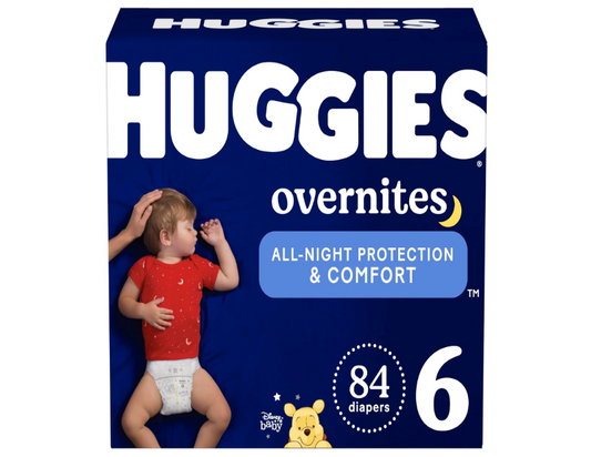 Huggies Nighttime Baby Diapers Size 6, 84 Ct, Overnites