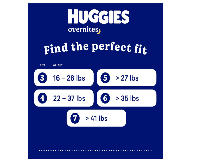 Huggies Nighttime Baby Diapers Size 6, 84 Ct, Overnites