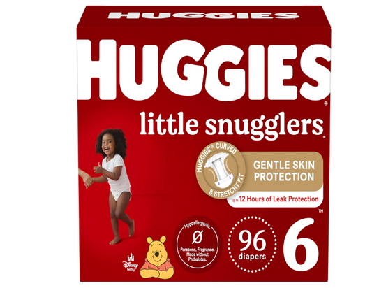 Huggies Baby Diapers Size 6, 96 Ct, Little Snugglers