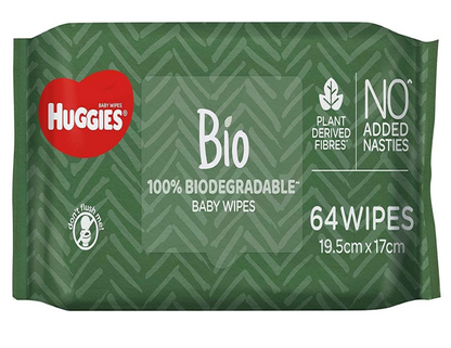 Huggies Bio Baby Wipes 256 Count