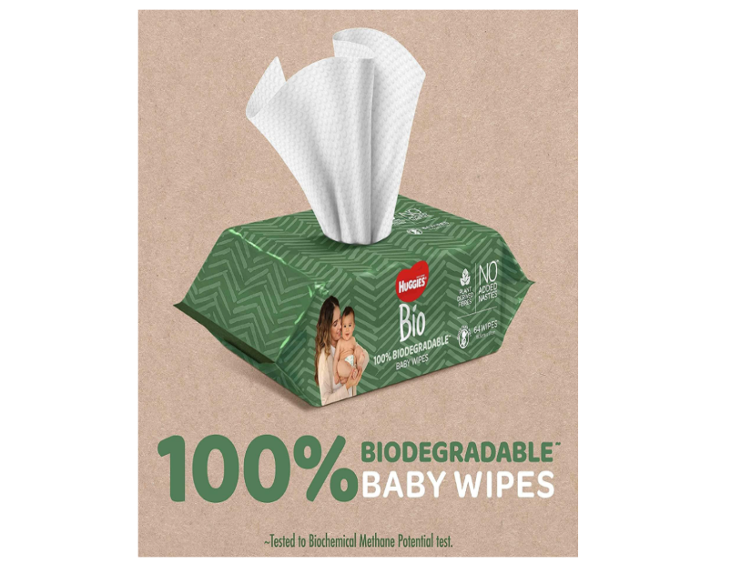 Huggies Bio Baby Wipes 256 Count