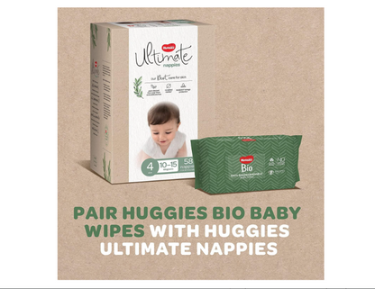 Huggies Bio Baby Wipes 256 Count