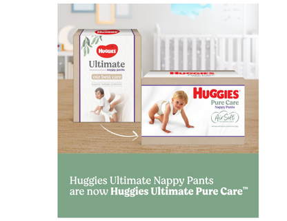 Huggies Pure Care Nappy Pants Size 6 (16kg and Over) 72 Count