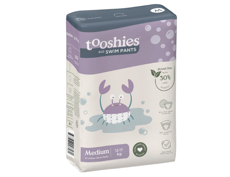 Tooshies ECO Swim Pants | Size Medium (12-17 kg) | 10pk |