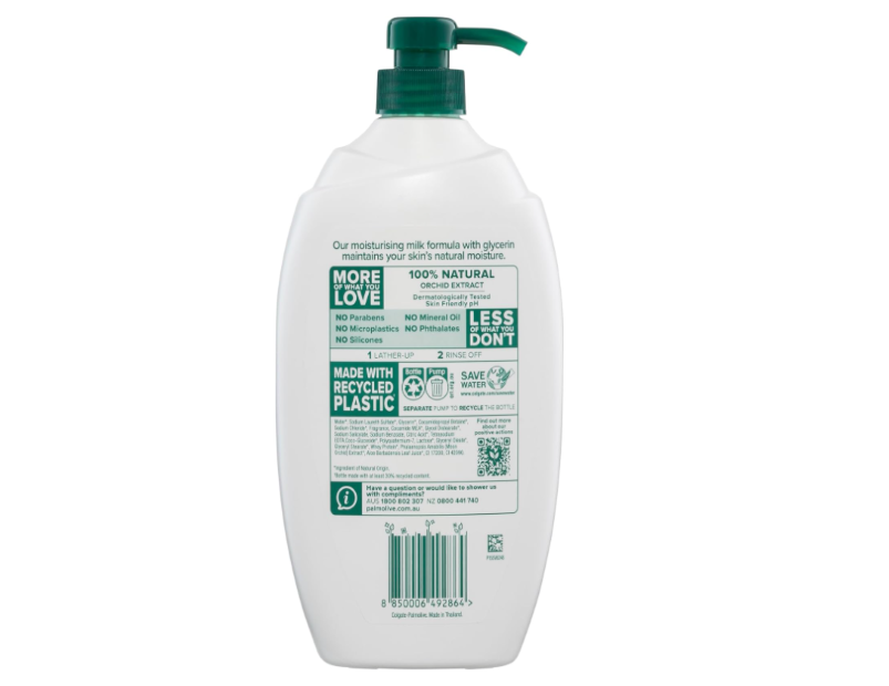 Palmolive Naturals Milk & Wild Orchid Body Wash - 3L