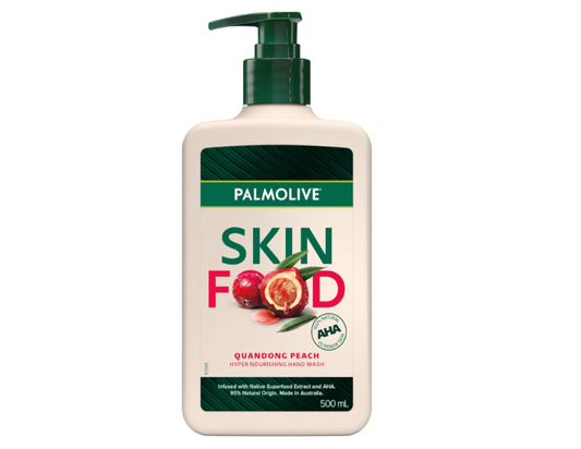 Palmolive Skin Food Quandong Peach Hyper Nourishing Hand Wash - 500mL