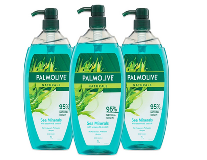 Palmolive Naturals Active with Sea Minerals Body Wash – 3L