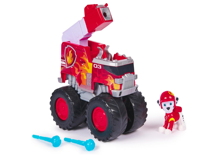 PAW Patrol Rescue Wheels Marshall’s Firetruck | Toy Truck with Projectile Launcher and Collectible Action Figure | Kids Toys for Ages 3 and Up