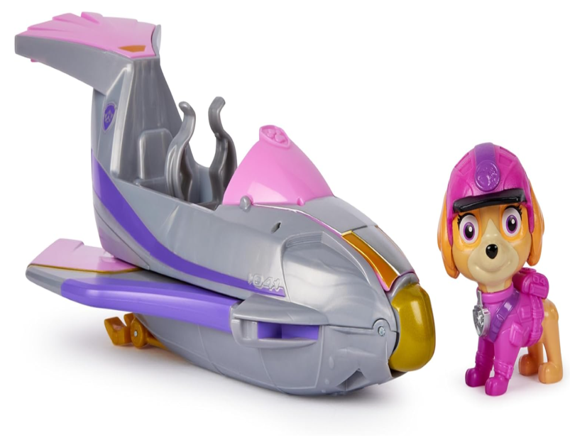 PAW Patrol Jungle Pups, Skye Falcon Vehicle, Toy Jet with Collectible Action Figure, Kids Toys for Boys & Girls Ages 3 and Up