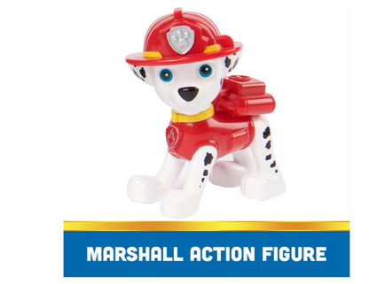 PAW Patrol, Marshall’s Firetruck, Toy Truck with Collectible Action Figure, Sustainably Minded Kids Toys for Boys & Girls Ages 3 and Up