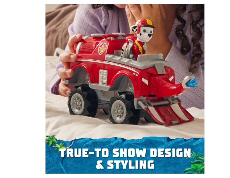 PAW Patrol Jungle Pups, Marshall Elephant Vehicle, Toy Truck with Collectible Action Figure, Kids Toys for Boys & Girls Ages 3 and Up