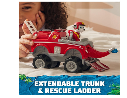 PAW Patrol Jungle Pups, Marshall Elephant Vehicle, Toy Truck with Collectible Action Figure, Kids Toys for Boys & Girls Ages 3 and Up