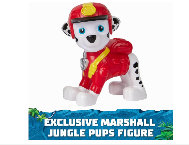 PAW Patrol Jungle Pups, Marshall Elephant Vehicle, Toy Truck with Collectible Action Figure, Kids Toys for Boys & Girls Ages 3 and Up