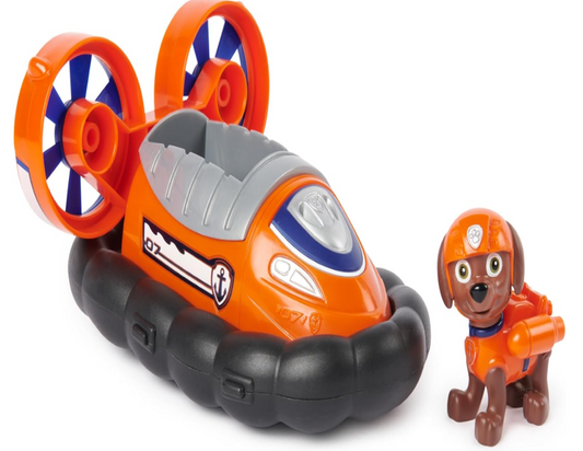 PAW Patrol, Zuma’s Hovercraft, Toy Vehicle with Collectible Action Figure, Sustainably Minded Kids Toys for Boys & Girls Ages 3 and Up