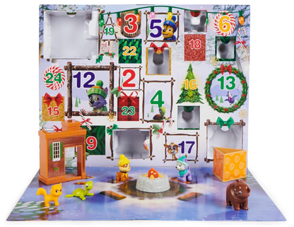 PAW Patrol Advent Calendar with 24 Surprise Toys - Figures, Accessories and Kids Toys for Ages 3 and up!