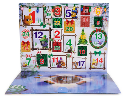 PAW Patrol Advent Calendar with 24 Surprise Toys - Figures, Accessories and Kids Toys for Ages 3 and up!