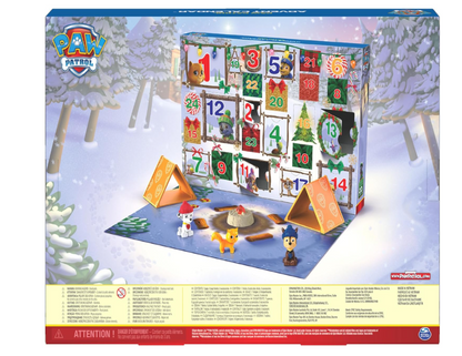 PAW Patrol Advent Calendar with 24 Surprise Toys - Figures, Accessories and Kids Toys for Ages 3 and up!