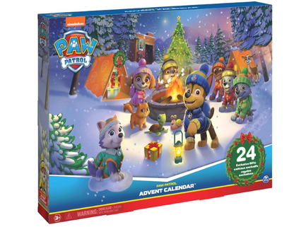 PAW Patrol Advent Calendar with 24 Surprise Toys - Figures, Accessories and Kids Toys for Ages 3 and up!