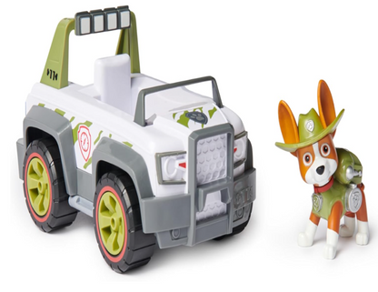 PAW Patrol, Tracker’s Jungle Cruiser, Toy Truck with Collectible Action Figure, Sustainably Minded Kids Toys for Boys & Girls Ages 3 and Up