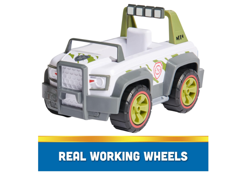 PAW Patrol, Tracker’s Jungle Cruiser, Toy Truck with Collectible Action Figure, Sustainably Minded Kids Toys for Boys & Girls Ages 3 and Up