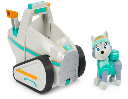 PAW Patrol, Everest’s Snow Plow, Toy Car with Collectible Action Figure, Sustainably Minded Kids Toys for Boys & Girls Ages 3 and Up