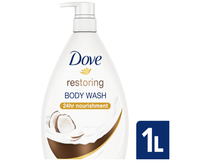 Dove Restoring With Coconut & Almond Oils Body Wash - 1L