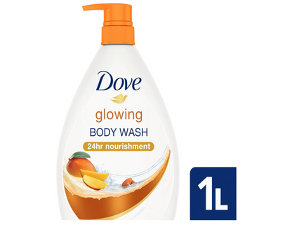 Dove Glowing With Mango & Almond Butters Body Wash - 1L