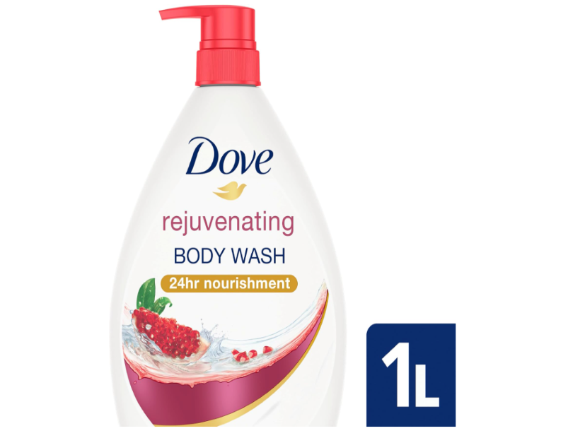 Dove Rejuvenating With Pomegranate & Lemon Verbena Scent Body Wash - 1L