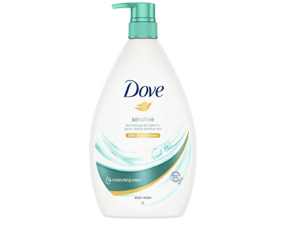 Dove Sensitive Body Wash - 1L