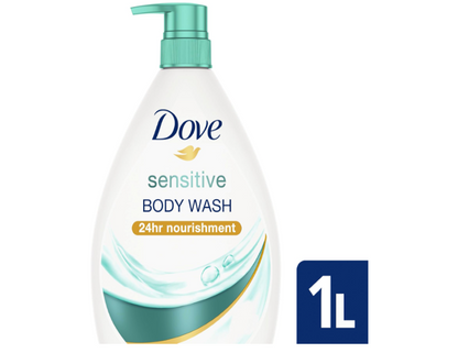 Dove Sensitive Body Wash - 1L