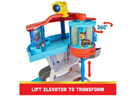 PAW Patrol Lookout Tower Playset with Toy Car Launcher, Chase Action Figures, and Police Cruiser – Perfect for Kids Ages 3 and Up