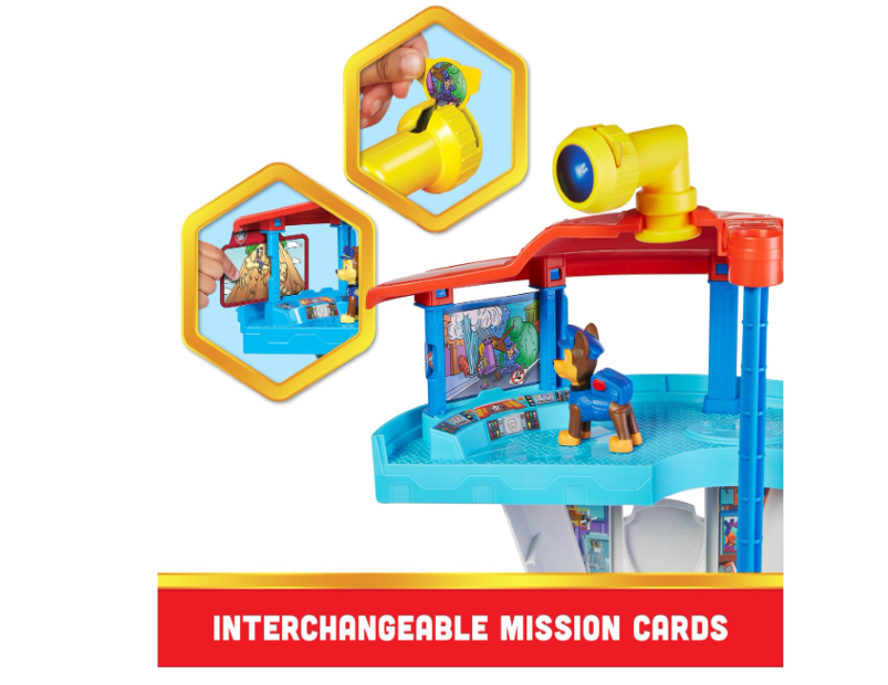 PAW Patrol Lookout Tower Playset with Toy Car Launcher, Chase Action Figures, and Police Cruiser – Perfect for Kids Ages 3 and Up