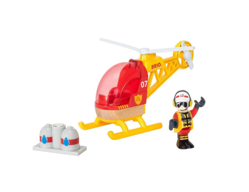 BRIO - Firefighter Helicopter 3 Pieces