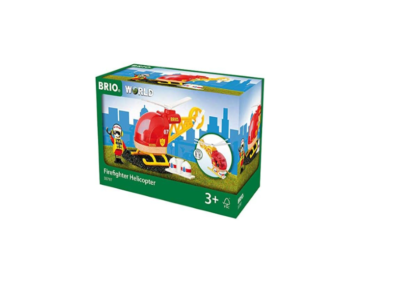 BRIO - Firefighter Helicopter 3 Pieces