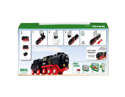 BRIO - B/O Steaming Train 3 Pieces